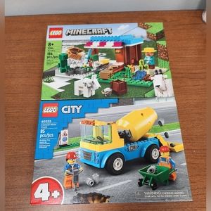 Lego City and Lego Minecraft